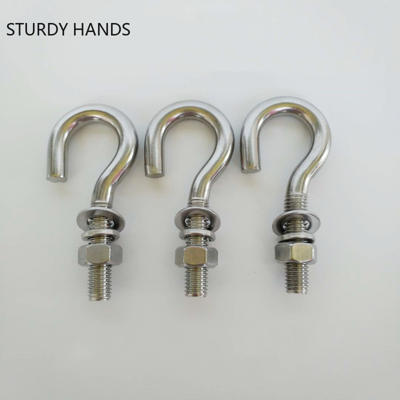 Furniture And Hardware Supplies - 2pcs Stainless Steel Hanging Hook Home