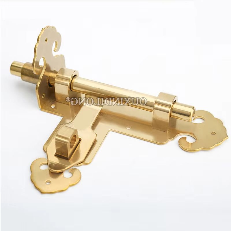 Barrel Bolt Slide - Classic Retro 1Piece Solid Brass Antique