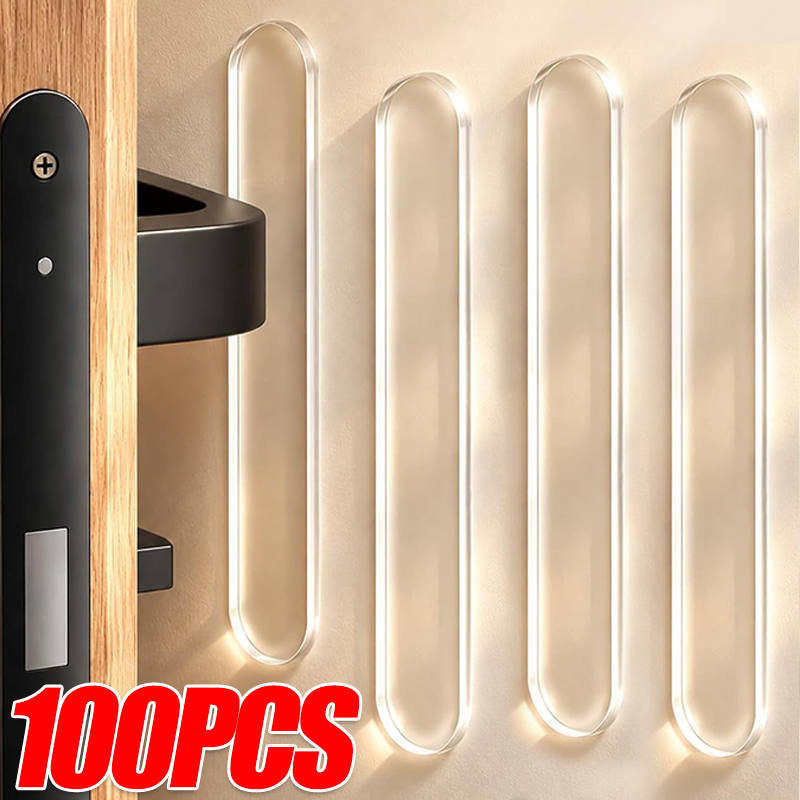 Furniture Hardware Factory - Silicone Cabinet Bumpers Strips Self-Adhesive Anti-collision