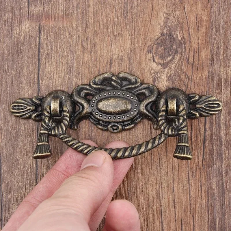 Vintage Furniture Hardware Pulls - 1PC Retro Alloy Kitchen Drawer Cabinet