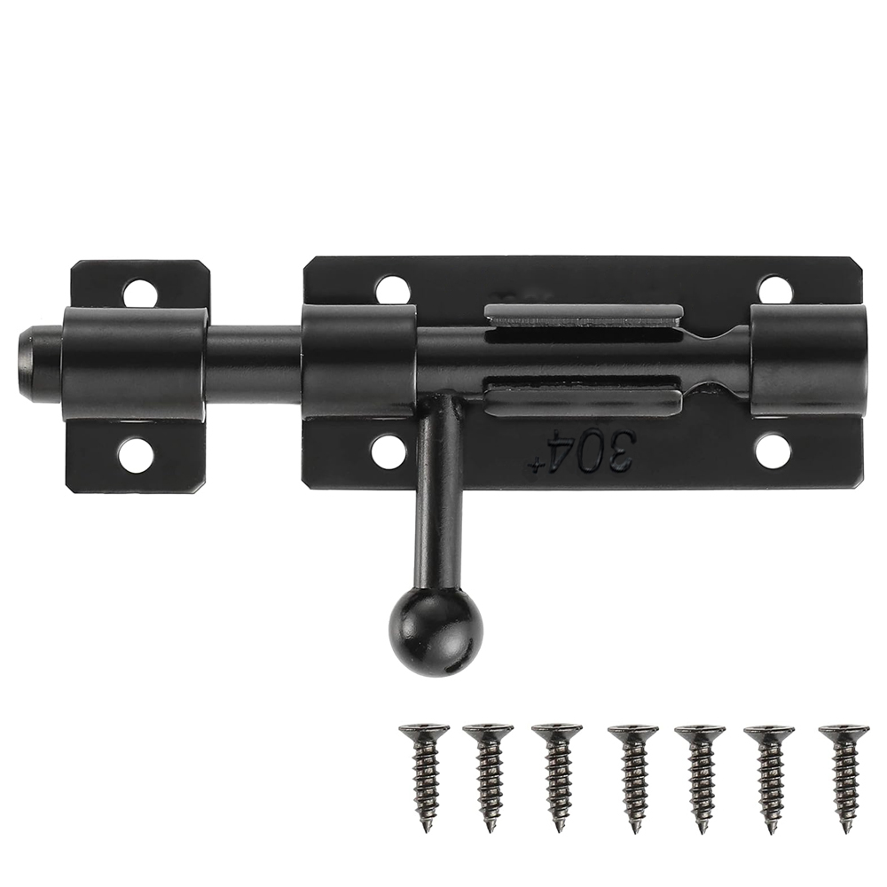 Barrel Bolt Slide - 304 Stainless Steel Barrel Bolt Door