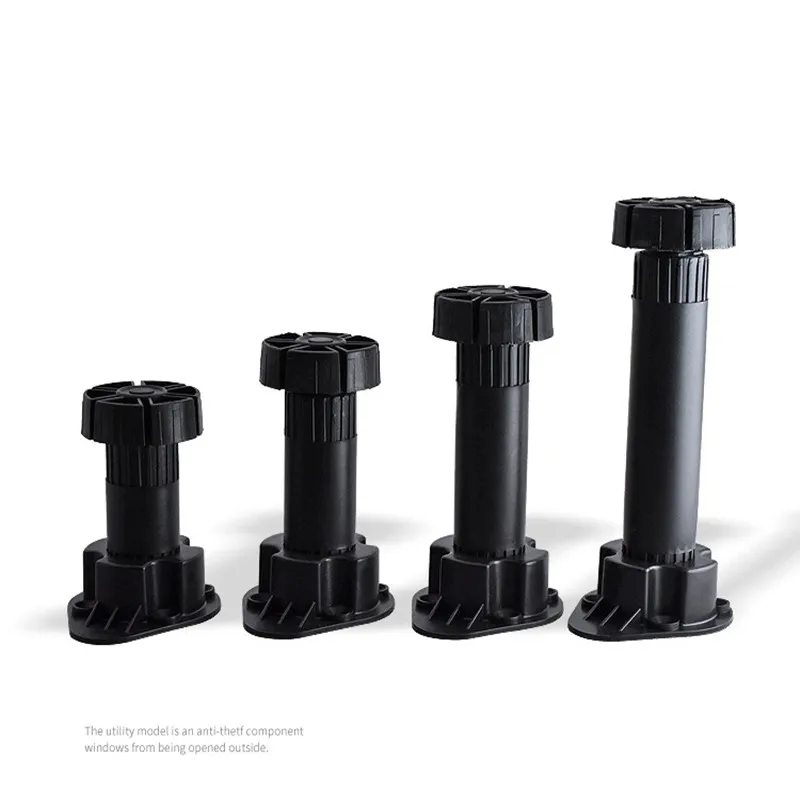 Furniture Leveling Hardware - 1pcs Adjustable Height cabinet legs Plastic