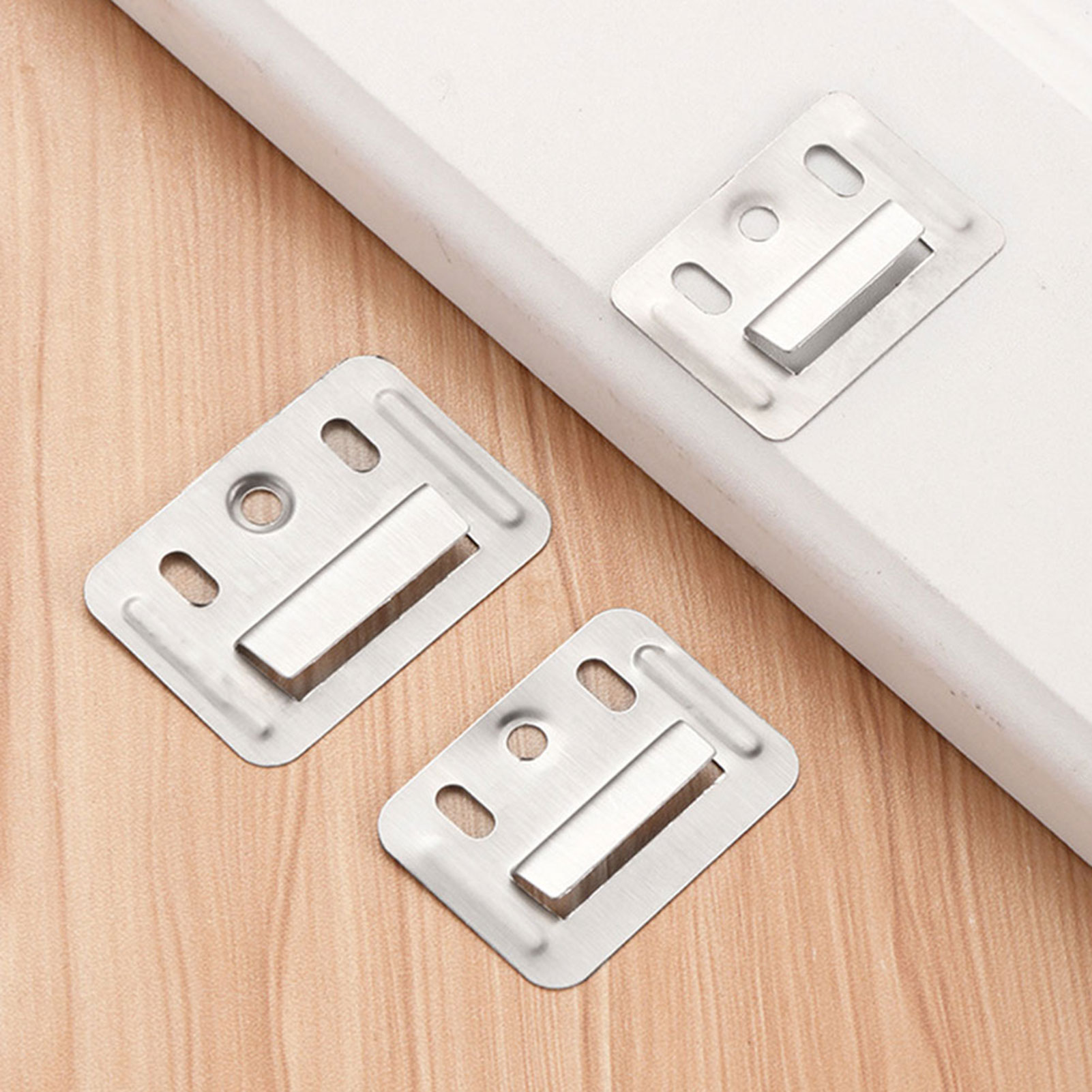 Furniture And Hardware Supplies - 100pcs Stainless Steel Wall Panel Installation