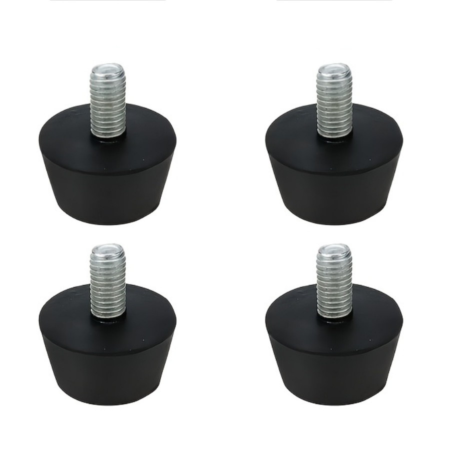 Furniture Hardware Legs - 4Pcs Rubber Adjustable Feet Pad With