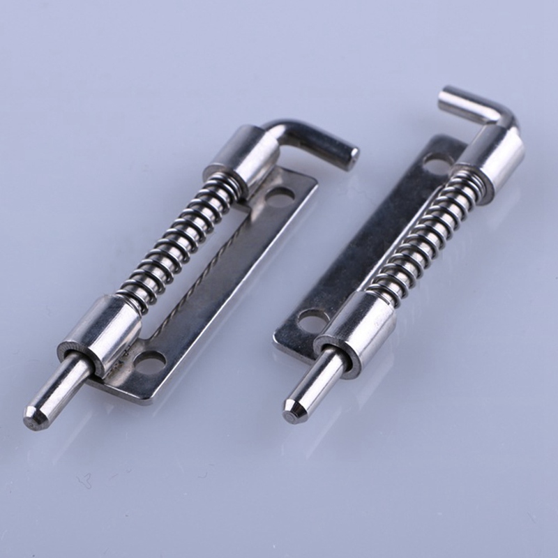 Barrel Bolt Slide - 10Pc 9cm Long Silver Stainless Steel