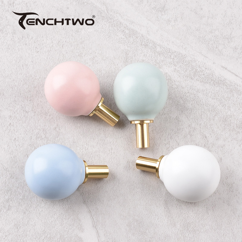 Round Ceramic Hook Clothes Han - Furniture Hardware Manufacturer review and price