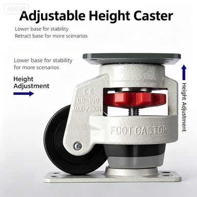 Heavy Duty Leveling Caster 40F - Furniture Leveling Hardware review and price