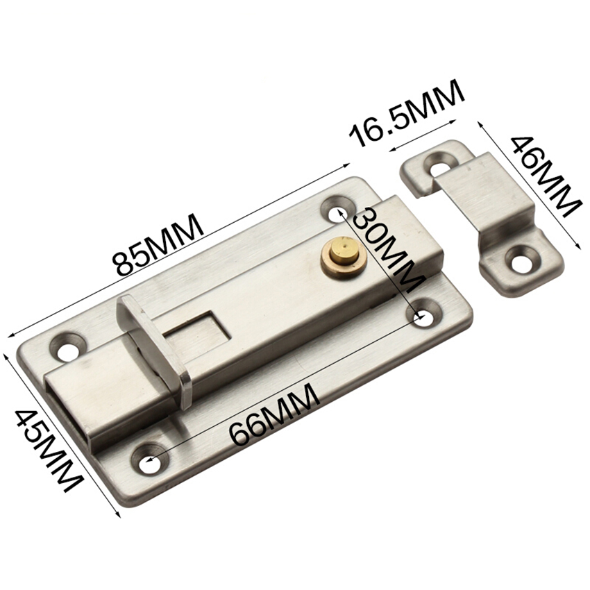 4Inch Stainless Steel Door Lat - Barrel Bolt Slide review and price
