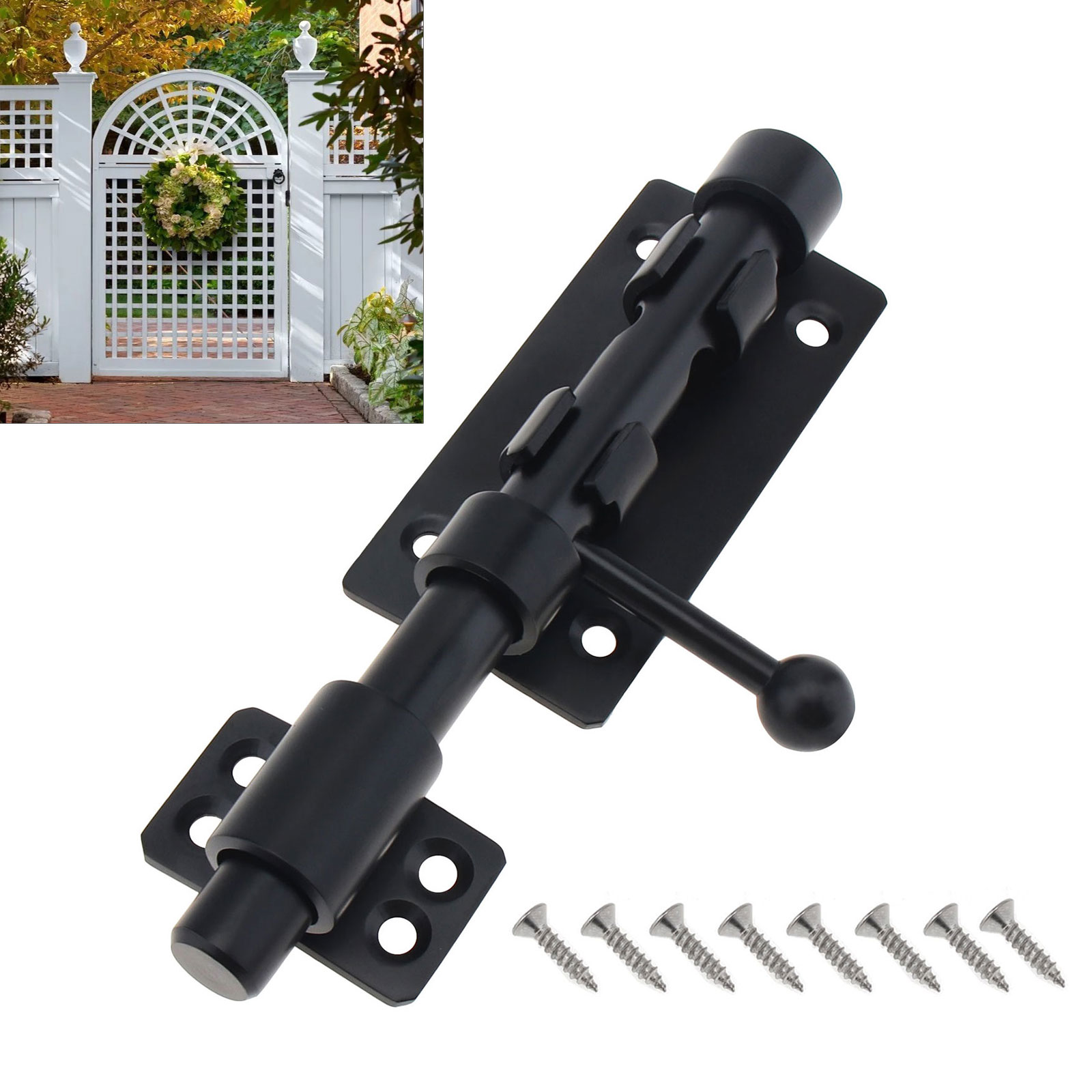 6 Inch Thickened Stainless Ste - Barrel Bolt Slide review and price