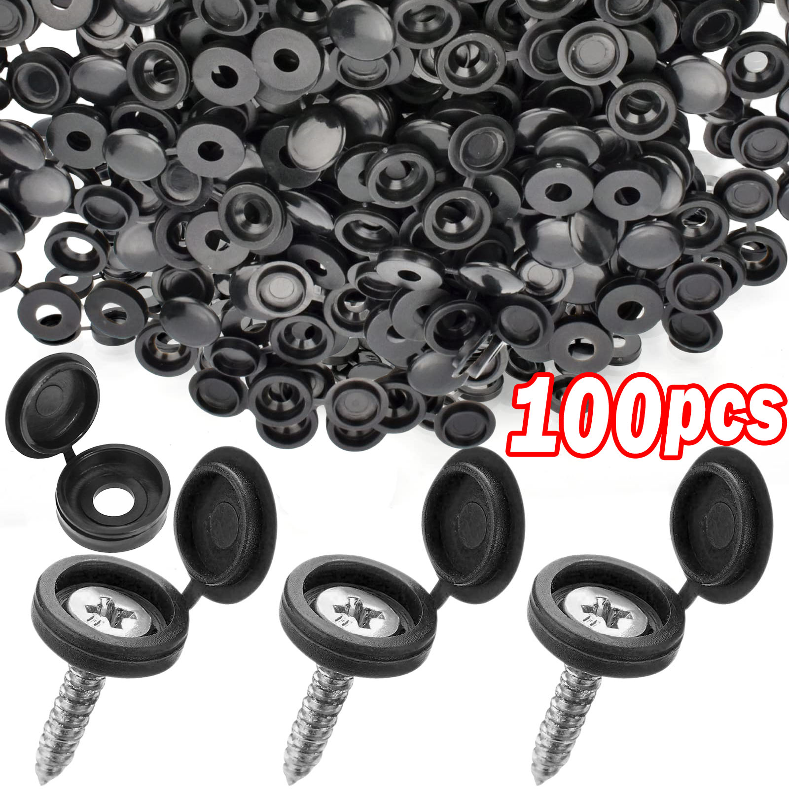 5/100PCS Hinged Plastic Screw  - Furniture Hardware Nut review and price