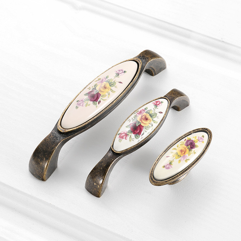 Vintage Ceramic Handle Antique - Vintage Furniture Hardware Pulls review and price