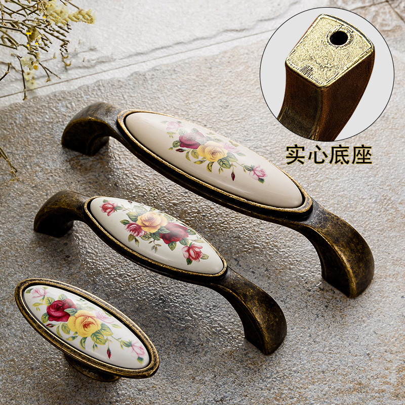 Vintage Ceramic Handle Antique - Vintage Furniture Hardware Pulls review and price