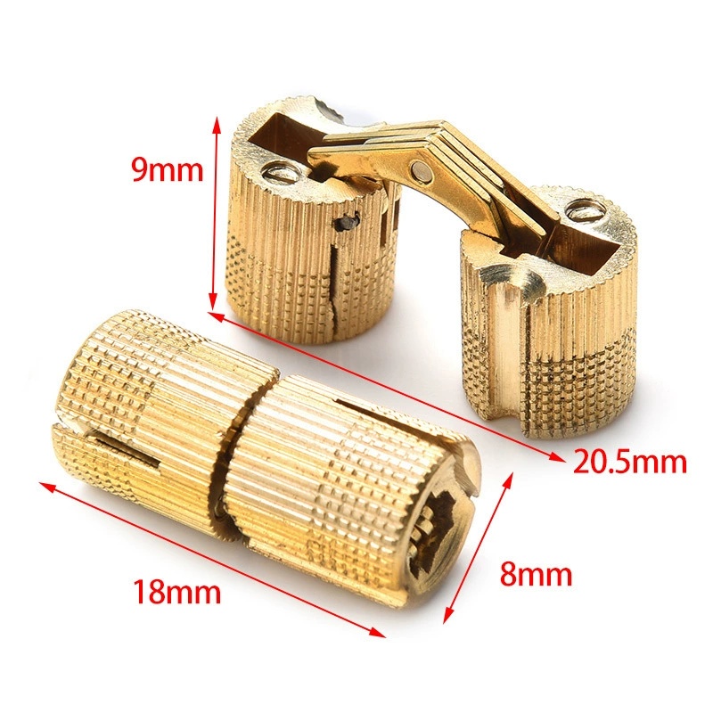 New 2026 8-18mm Copper Barrel  - Furniture Hardware Brass review and price