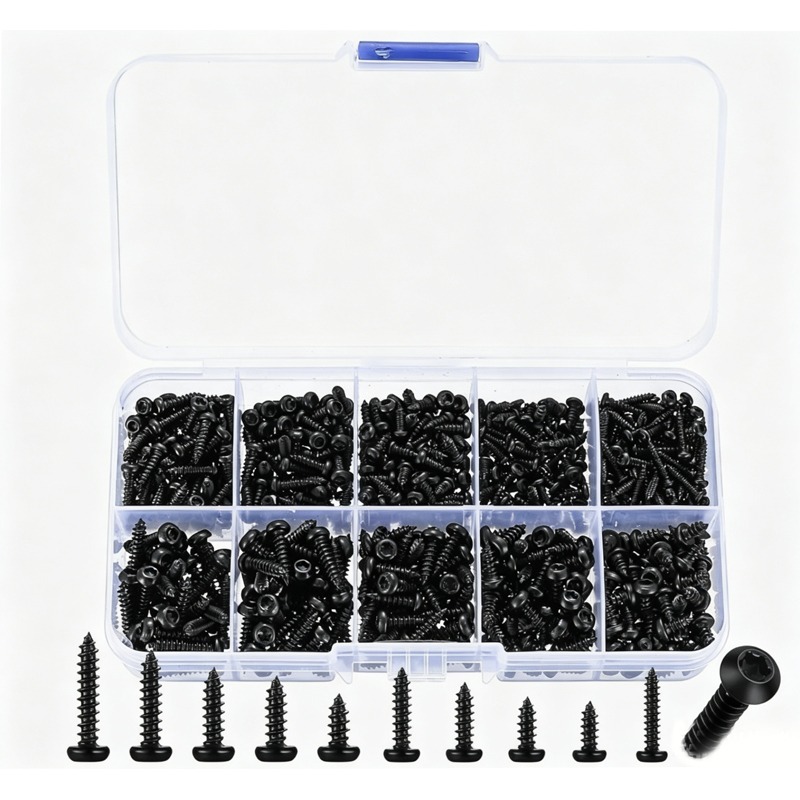 600 Pcs M2-M3 Black Torx Pan H - Furniture Hardware Repair review and price