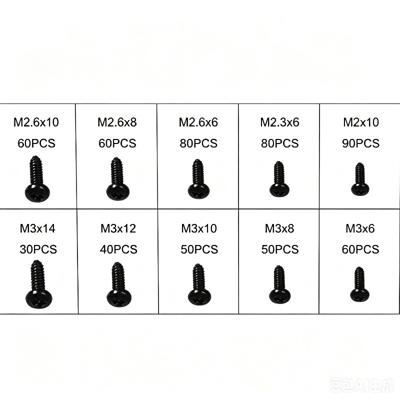 600 Pcs M2-M3 Black Torx Pan H - Furniture Hardware Repair review and price