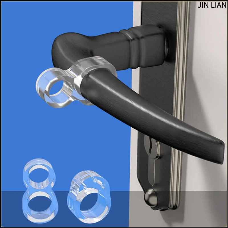6PCS Door Stopper Transparent  - Furniture And Hardware Supplies review and price
