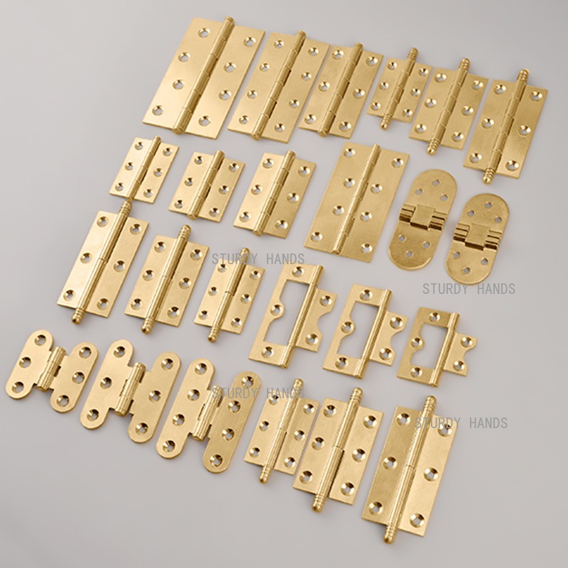 10pcs Brass Hinges, Gold Hinge - Furniture Hardware Brass review and price