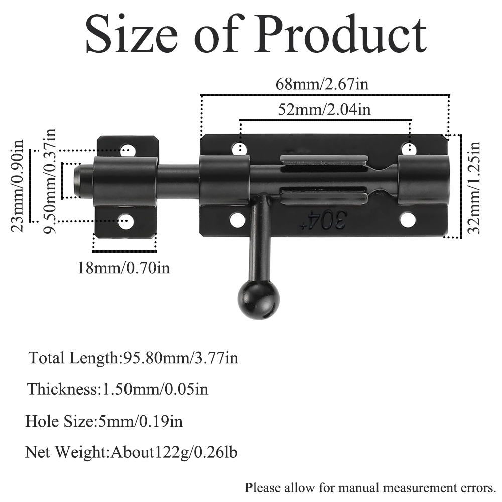 304 Stainless Steel Barrel Bol - Barrel Bolt Slide review and price