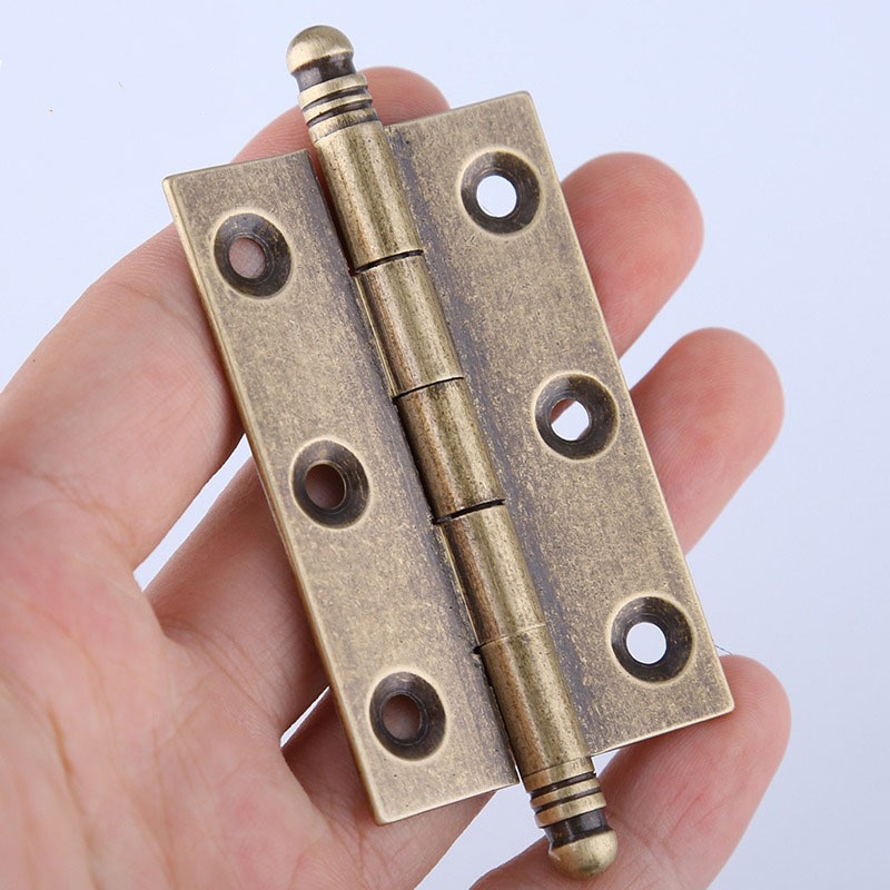 4Pcs Antique Brass Door Hinges - Furniture Hardware Brass review and price