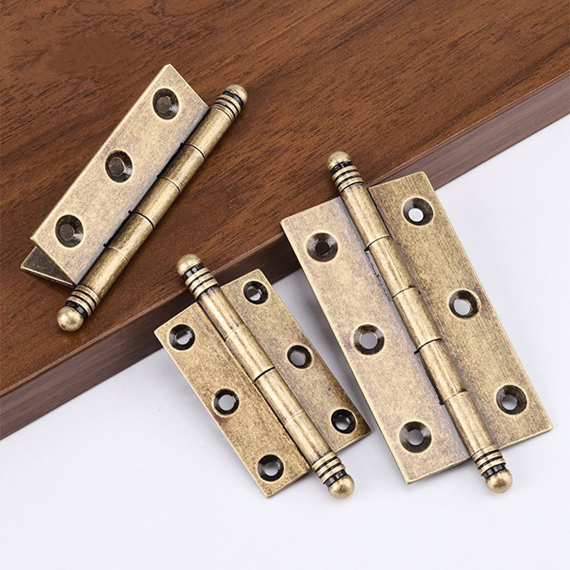 4Pcs Antique Brass Door Hinges - Furniture Hardware Brass review and price