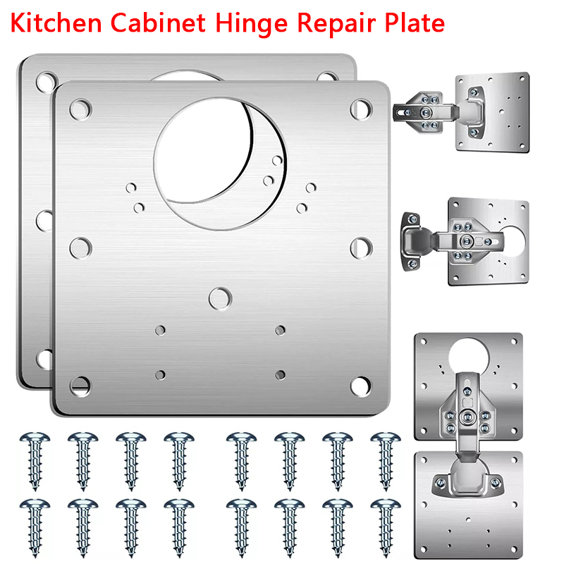 2/10Pcs Sets Hinge Repair Plat - Furniture Hardware Repair review and price