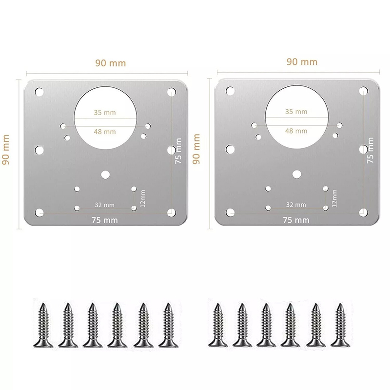 2/10Pcs Sets Hinge Repair Plat - Furniture Hardware Repair review and price