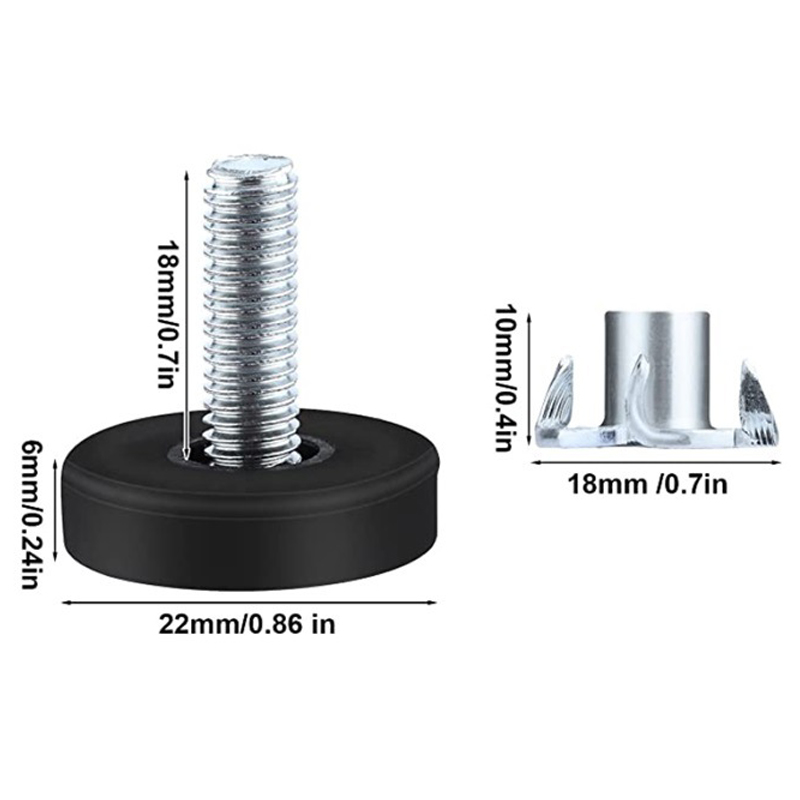 20Pcs Adjustable Feet Pads wit - Furniture Leveling Hardware review and price