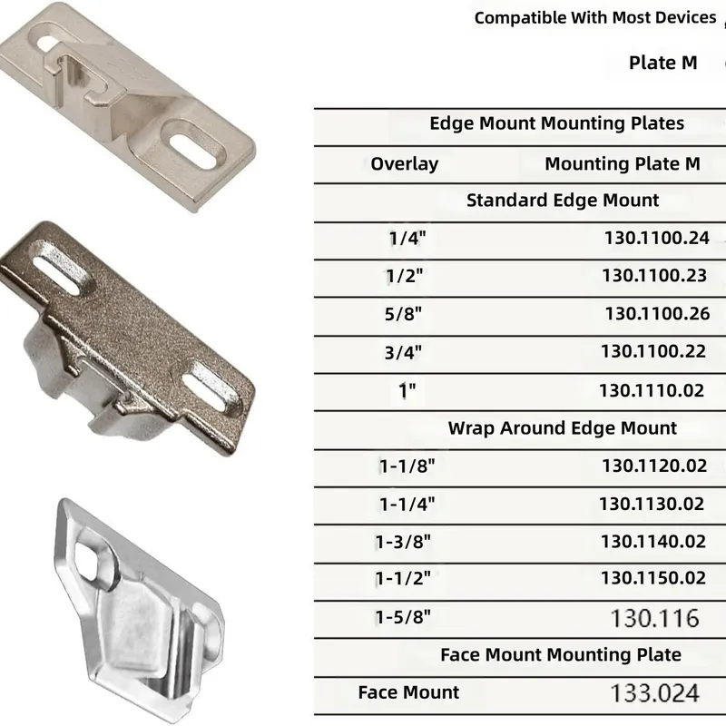 Cabinet Door Hinges 110 Degree - Soft Close Hinge review and price