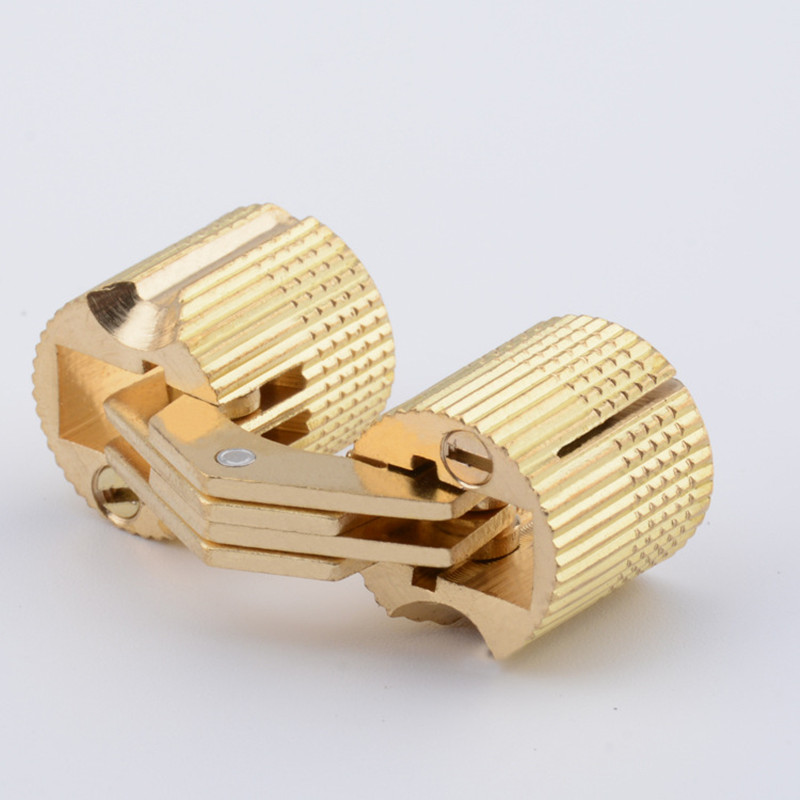 2pcs Copper Barrel Hinges Cyli - Furniture Hardware Brass review and price