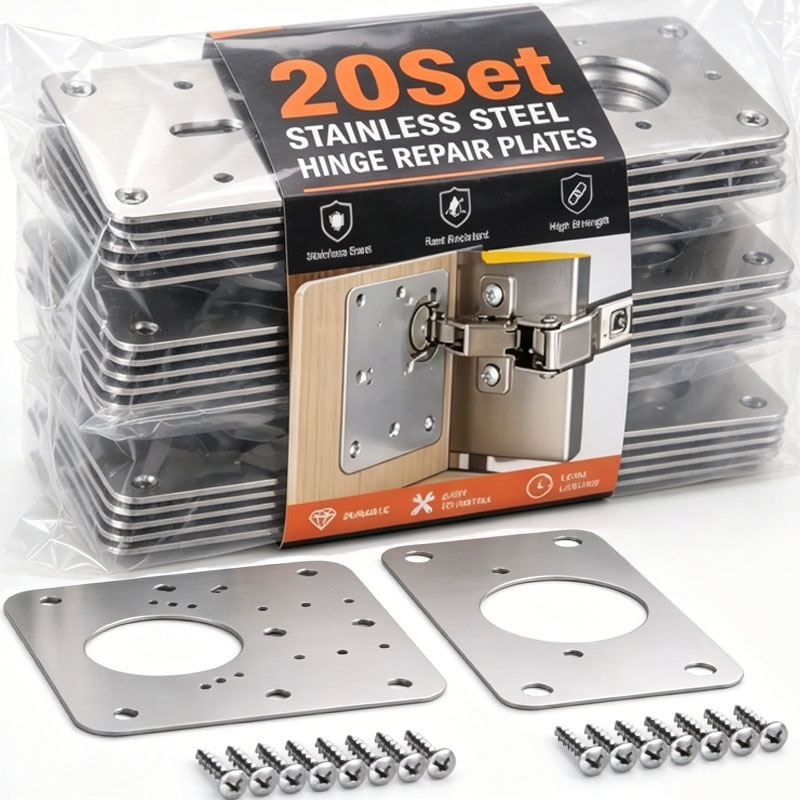 Cabinet Door Hinge Repair Plat - Furniture Hardware Repair review and price