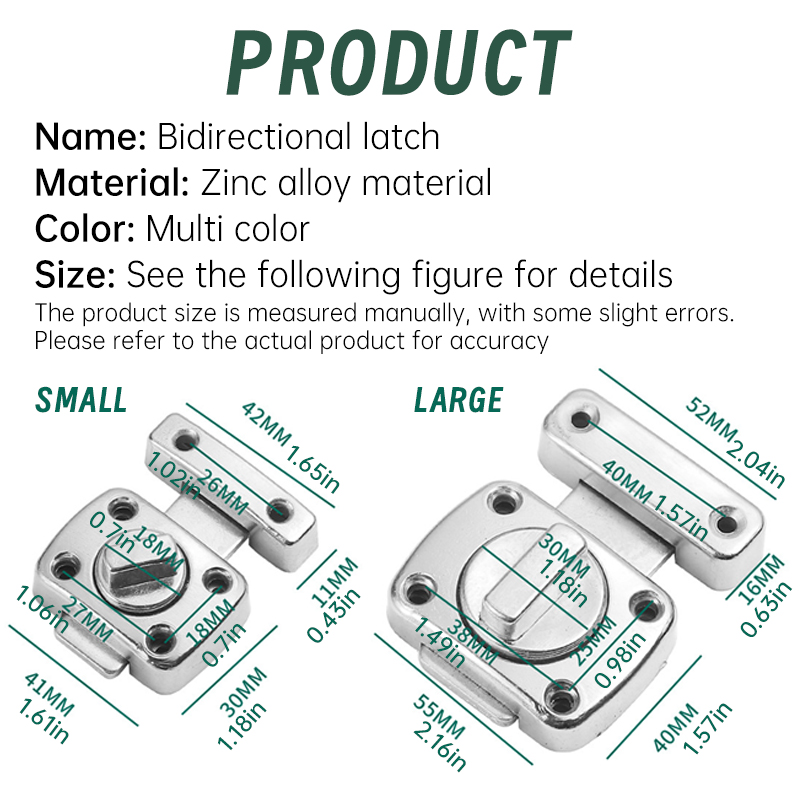 1pc Home Security Latch Rotate - Barrel Bolt Slide review and price