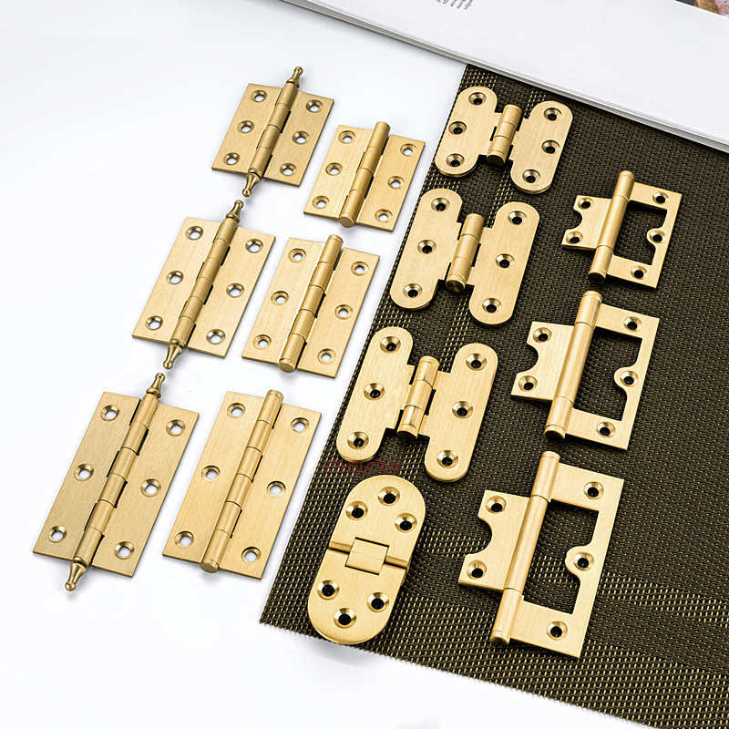 2pc Brass Cabinet Door Hinges  - Furniture Hardware Brass review and price