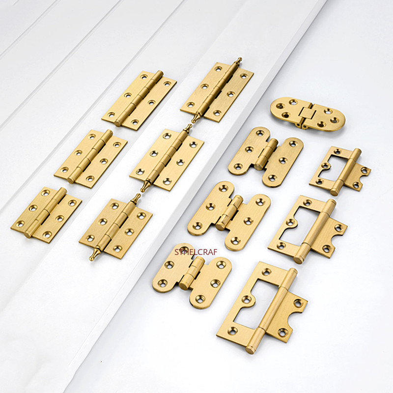 2pc Brass Cabinet Door Hinges  - Furniture Hardware Brass review and price