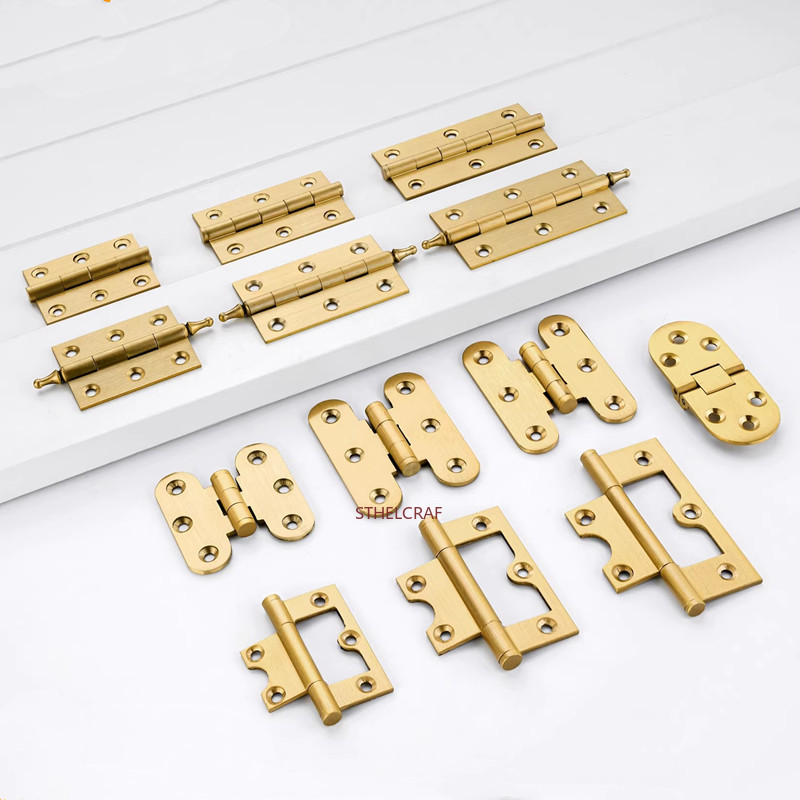 2pc Brass Cabinet Door Hinges  - Furniture Hardware Brass review and price