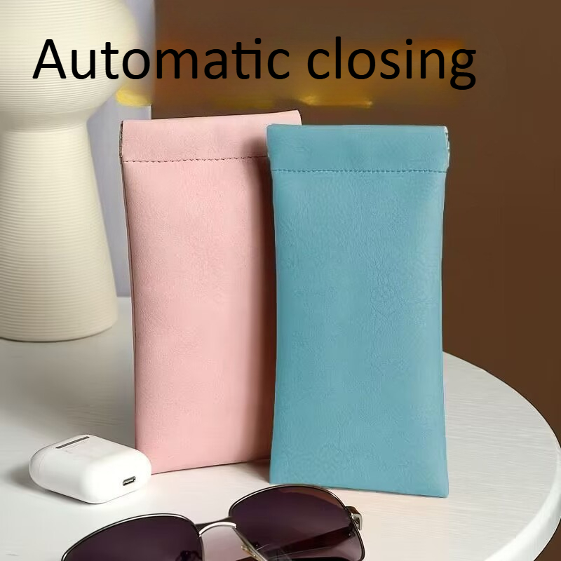 Unisex Leather Eyeglass Case P - Soft Close Hinge review and price