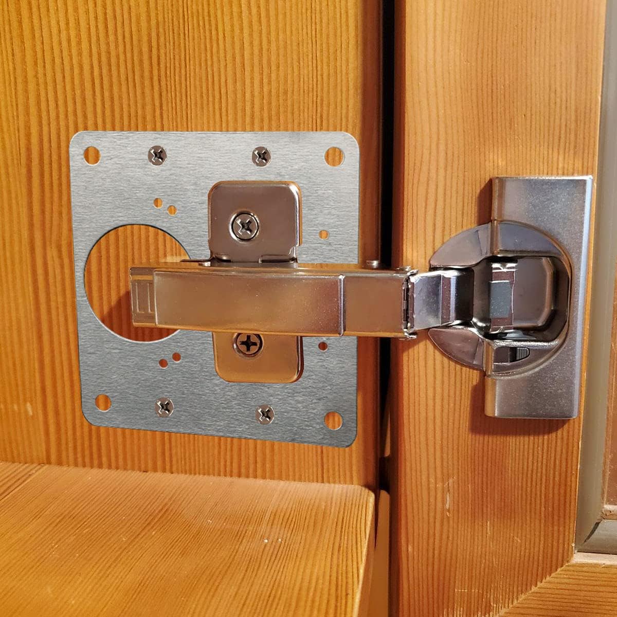 Cabinet Door Hinge Repair Plat - Furniture Hardware Repair review and price