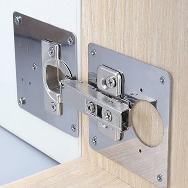 Cabinet Door Hinge Repair Plat - Furniture Hardware Repair review and price