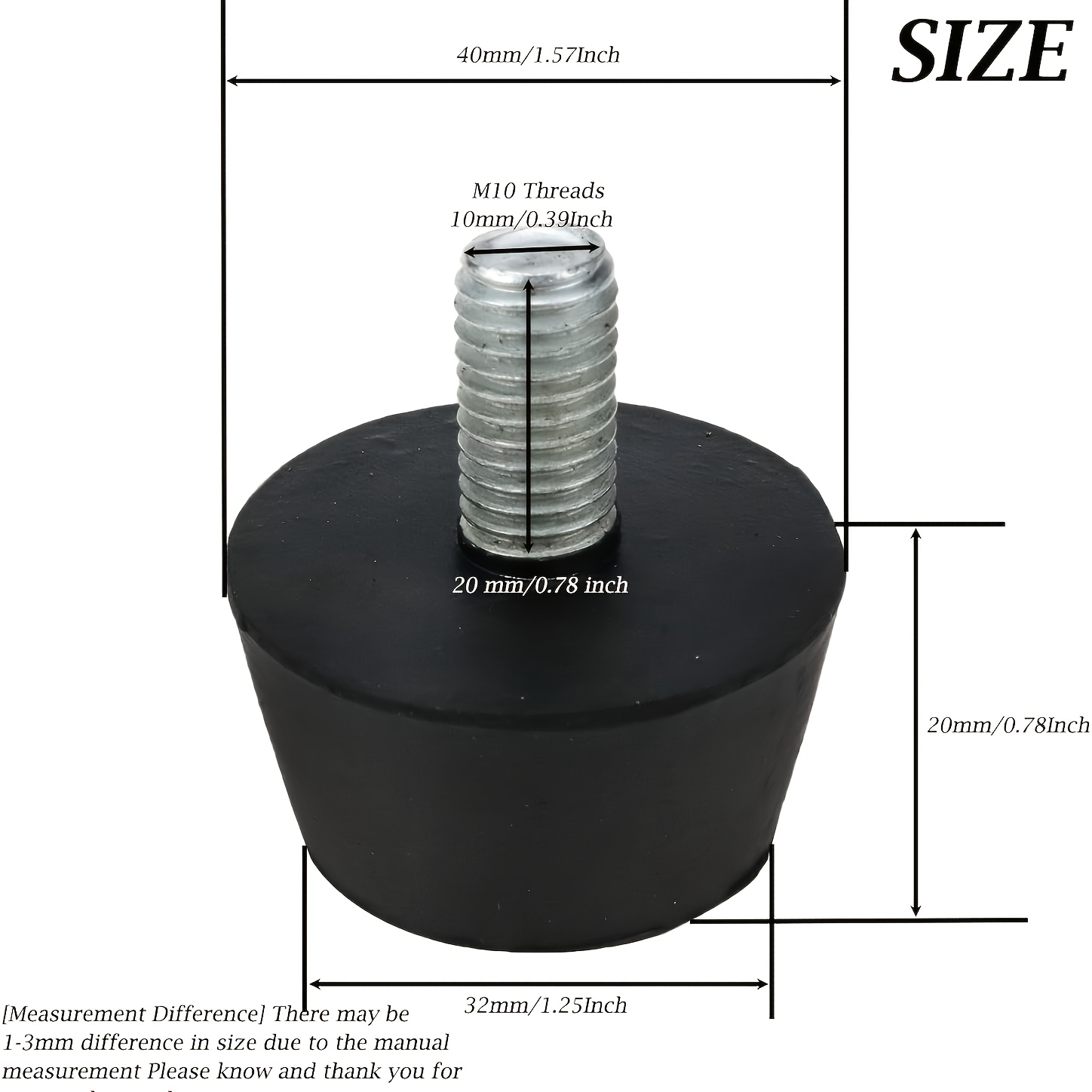 4Pcs Rubber Adjustable Feet Pa - Furniture Hardware Legs review and price