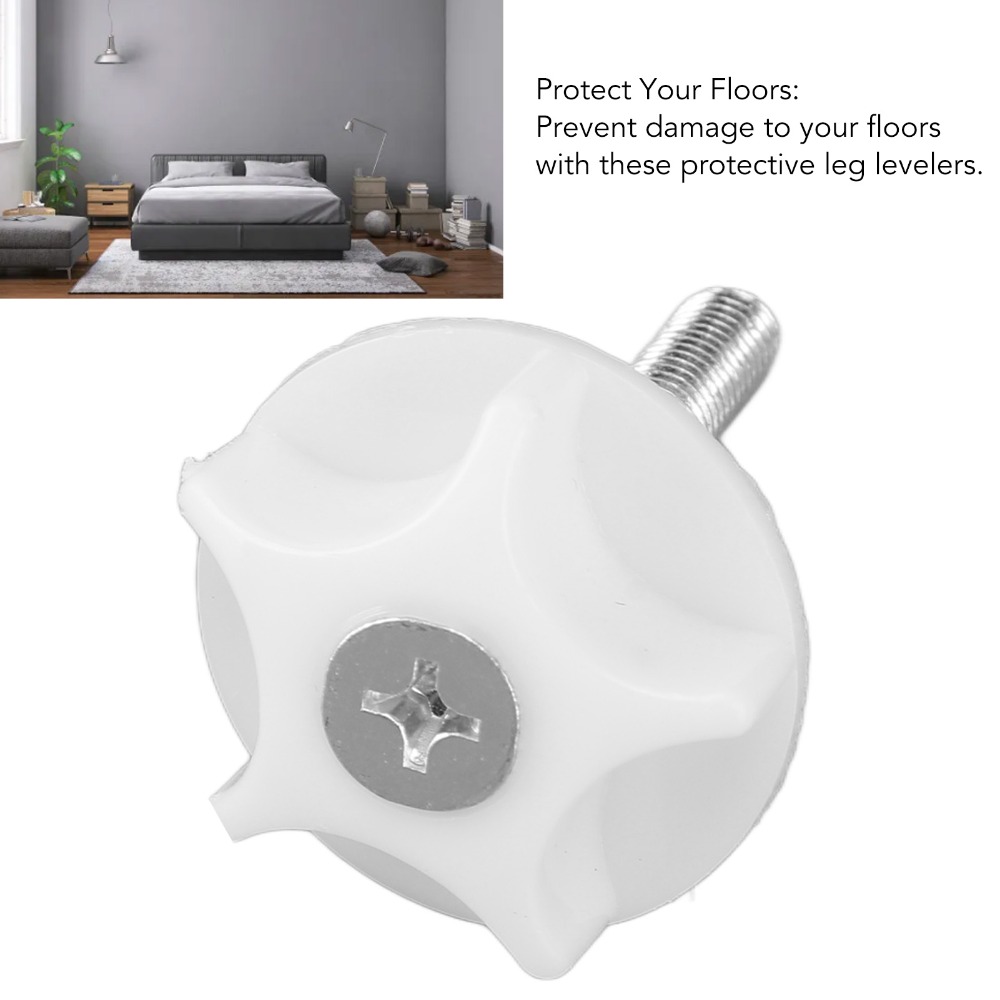 10Pcs White Screw Adjustable F - Furniture Leveling Hardware review and price