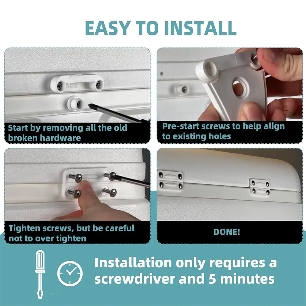 4Pack Hinges And 2 Latches Rep - Furniture Hardware Repair review and price