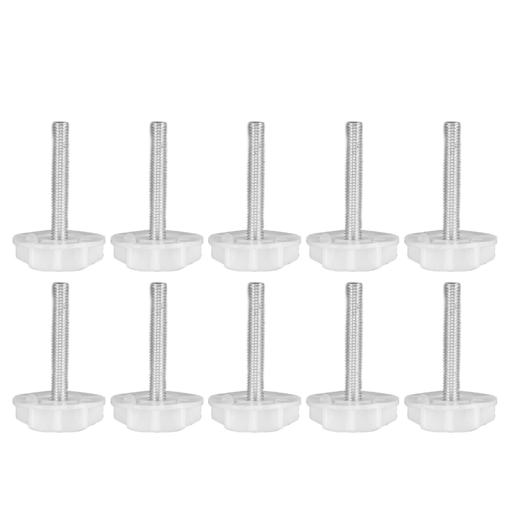 10Pcs White Screw Adjustable F - Furniture Leveling Hardware review and price