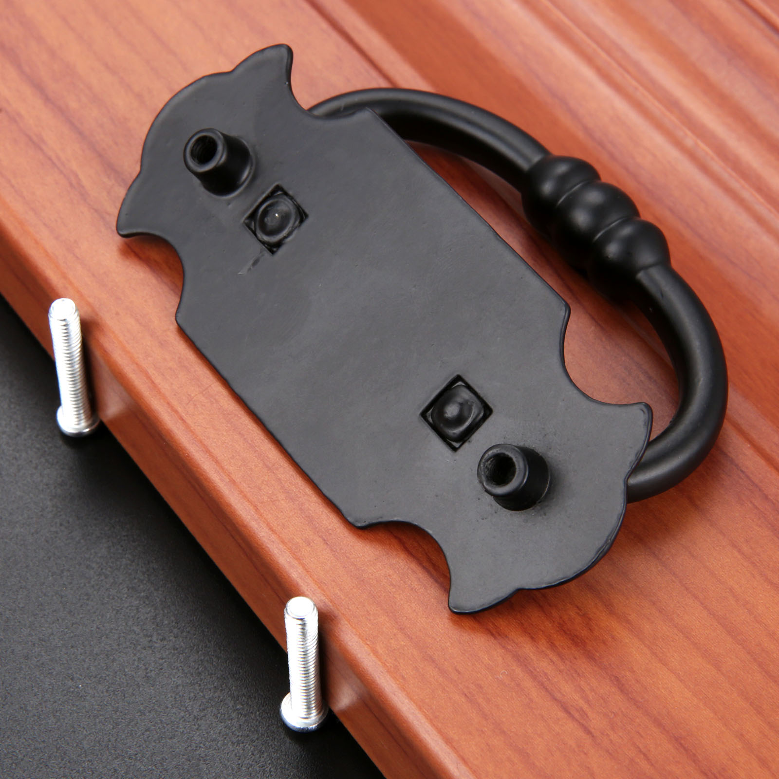 1Pc  88*56mm Black Handle Zinc - Vintage Furniture Hardware Pulls review and price