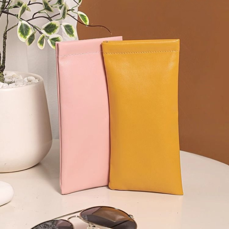 Unisex Leather Eyeglass Case P - Soft Close Hinge review and price