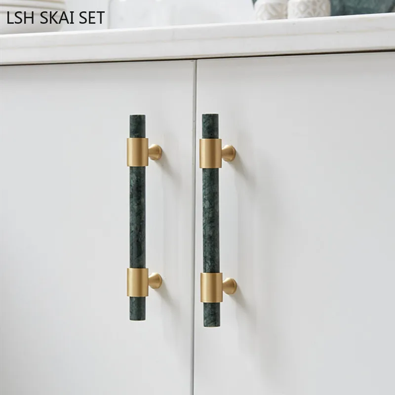 1Pc Marble Brass Handle Nordic - Furniture And Hardware Supplies review and price